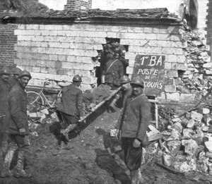 Hospital de campaña francés cerca de Moreuil, Picardía, Francia, 1918 de Unbekannt