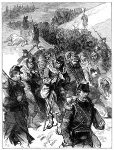 Retiro francés a Suiza, 30 de enero-1 de febrero de 1871