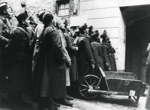 Soldados franceses en un cine del ejército, Francia de Unbekannt