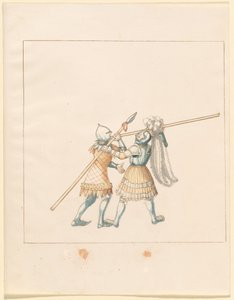 Freydal, El Libro de Justas y Torneos del Emperador Maximiliano I: Combates...Placa 150, c. 1515 de Unbekannt