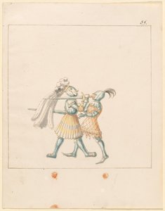 Freydal, El Libro de Justas y Torneos del Emperador Maximiliano I: Combates...Placa 165, c. 1515 de Unbekannt