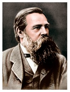 Friedrich Engels, socialista alemán y colaborador y partidario de Karl Marx, 1879 de Unbekannt