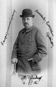 Friedrich Fyodor Fiedler, traductor de poesía rusa, c1906 de Unbekannt