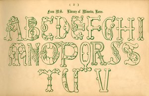 De MS. Biblioteca de Minerva, Roma, 1862 de Unbekannt