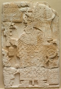 Cara frontal de una estela de piedra independiente con relieve, 692 de Unbekannt