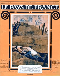 Portada de Le Pays de France, 9 de septiembre de 1915 de Unbekannt