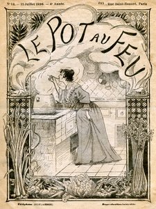 Portada de Le Pot au Feu, 15 de julio de 1896 de Unbekannt