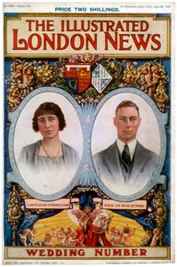 Portada de The Illustrated London News Wedding Number, 28 de abril de 1923