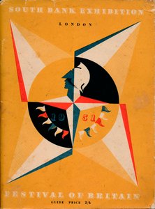 Portada de una guía del Festival de Gran Bretaña, 1951 de Unbekannt