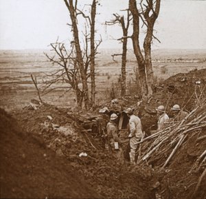 Línea del frente, Les Éparges, norte de Francia, c1914-c1918 de Unbekannt