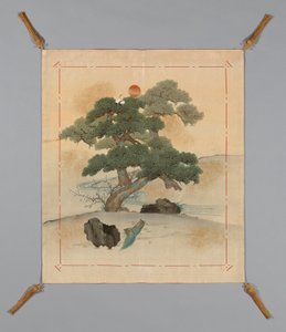 Cubierta de regalo Fukusa, Japón, principios del período Meiji 1868-1912, 186883