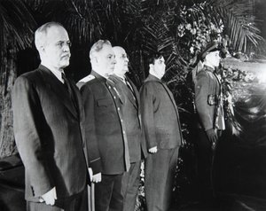 Funeral de Joseph Stalin, Moscú, URSS, marzo de 1953 de Unbekannt