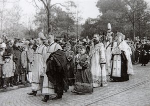 Funeral de la Zarina María Fyodorovna de Rusia, Roskilde, Dinamarca, 19 de octubre de 1928 de Unbekannt
