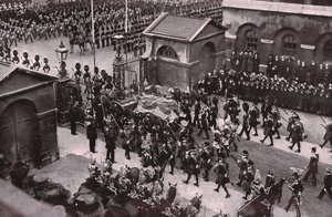 Procesión fúnebre del Rey Eduardo VII, Whitehall, Londres, 20 de mayo de 1910 de Unbekannt