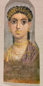Retrato funerario de una niña, c. AD 25-37 de Unbekannt