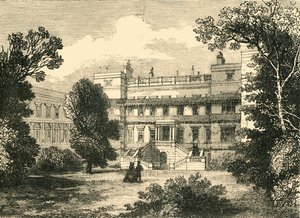 Fachada del jardín de la Casa Northumberland, 1881 de Unbekannt