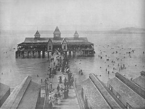Playa Garfield, Gran Lago Salado, c1897