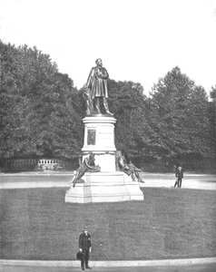 Estatua de Garfield, Washington DC, EE.UU., c1900 de Unbekannt