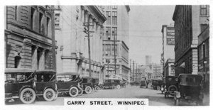 Calle Garry, Winnipeg, Manitoba, Canadá, c1920s de Unbekannt