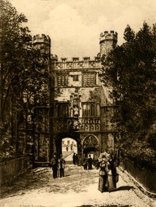 Puerta del Trinity College, Cambridge, 1898 de Unbekannt