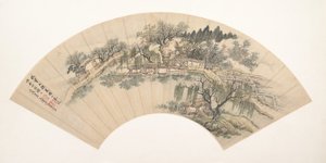 Recolección de castañas de agua, siglo XVIII o posterior, fecha espuria de 1706 de Unbekannt