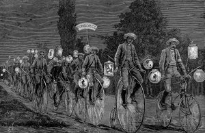 Reunión de los clubes de ciclismo del Reino Unido en Castle Inn, Woodford, Essex, 1 de junio de 1889 de Unbekannt