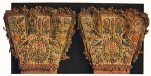 Guanteletes de un par de guantes, se cree que pertenecieron al Príncipe Ruperto, siglo XVII de Unbekannt
