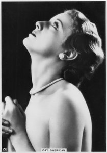 Gay Sheridan, actriz de cine estadounidense, c1938 de Unbekannt