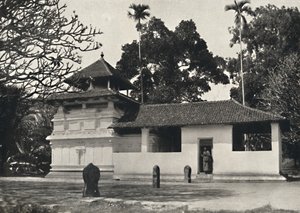 Gedige Vihara, Kandy Ejemplo de un templo budista en el estilo de un santuario hindú, Dewale de Unbekannt
