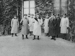 General Alexander von Kluck y otros oficiales, Primera Guerra Mundial, 1915 de Unbekannt