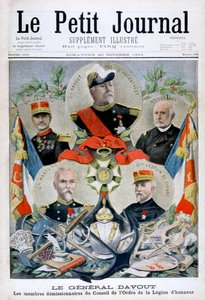 General Davout y miembros del Consejo de la Legión de Honor, 1901