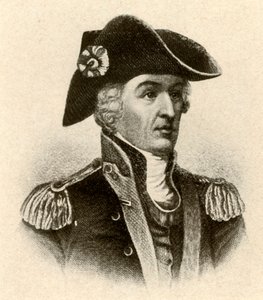 General Francis Marion, con abrigo de cuello alto y chaleco, c1770, 1937