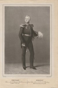 General Iván Savvich Gorgoli, jefe de la policía de San Petersburgo, 1822 de Unbekannt