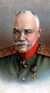 General Mikhail Vasilevich Alexeiev 1857-1918, soldado ruso, 1917 de Unbekannt