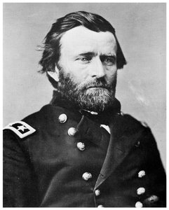 General Ulysses S Grant, soldado y político estadounidense, c1860s 1955