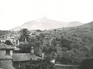 Vista general mostrando el Pico, Tenerife, Canarias, España, 1895 de Unbekannt