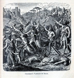 Los vándalos de Genserico en Italia, 1882