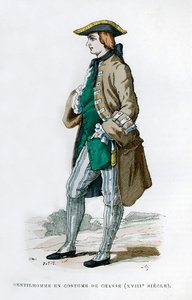Caballero en traje de caza, siglo XVIII 1882-1884 de Unbekannt