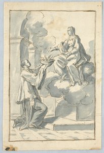 Sacerdote de Rodillas, siglos XVII-XIX de Unbekannt