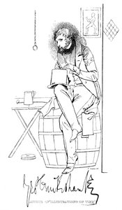 George Cruikshank 1792-1878, caricaturista e ilustrador de libros inglés, siglo XIX de Unbekannt