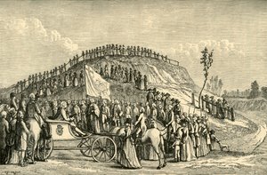Jorge III y la Reina Carlota en Eton Montem, 1778, 1911 de Unbekannt