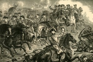 Jorge II, en la Batalla de Dettingen, 27 de junio de 1743, 1890