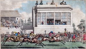 Jorge IV y el Duque de York, El Stand Real, Ascot, principios del siglo XIX de Unbekannt
