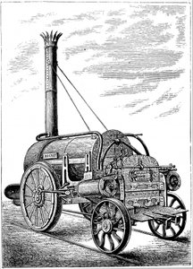 La locomotora Rocket de George Stephenson
