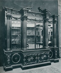 Gabinete georgiano, reproducido con permiso de S.A.R. La Princesa de Gales, 1908 de Unbekannt