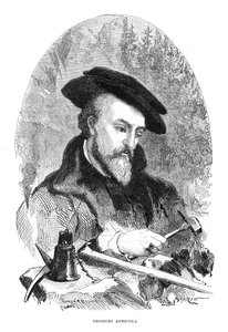Georgius Agricola, médico, mineralogista y metalurgista alemán del siglo XVI de Unbekannt