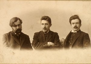 Georgy Chulkov, Vasili Milioti y Genrich Tasteven, escritores rusos, 1900s de Unbekannt