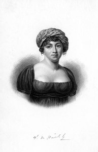 Germaine de Stael, escritora, novelista y propagandista política francesa nacida en París de Unbekannt