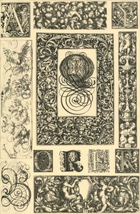 Ornamentos tipográficos del Renacimiento alemán, 1898 de Unbekannt