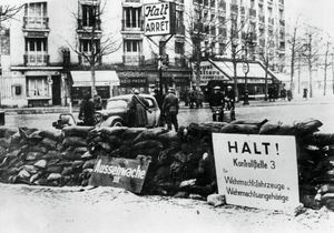 Puesto de control alemán, París ocupado, 1940-1944